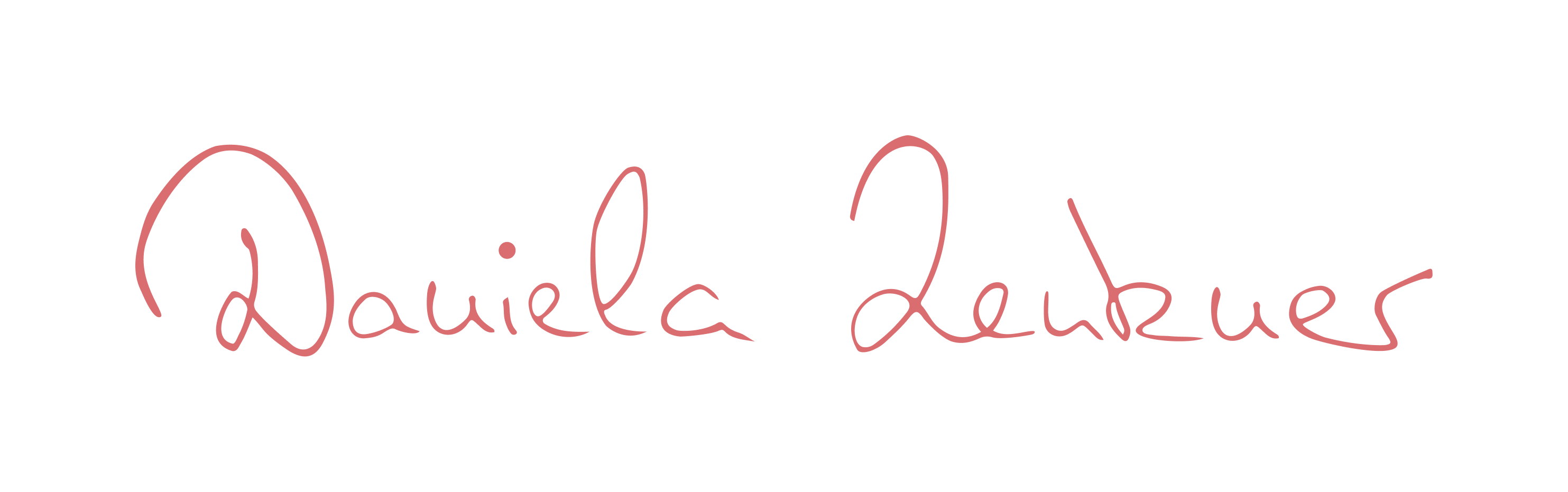 Unterschrift von Daniela Zenkner